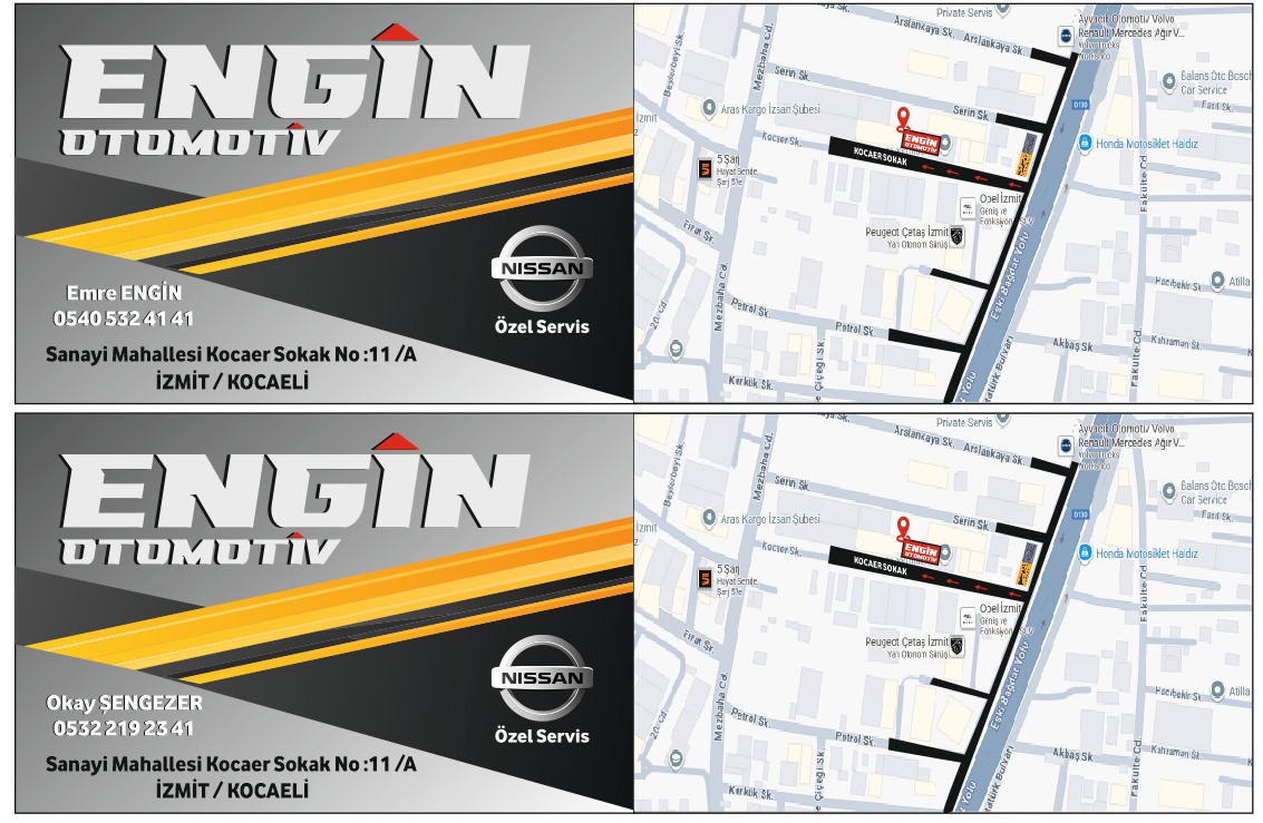 Engin Otomotiv 13 Ekim Pazartesi Günü Hizmete Başlıyor
