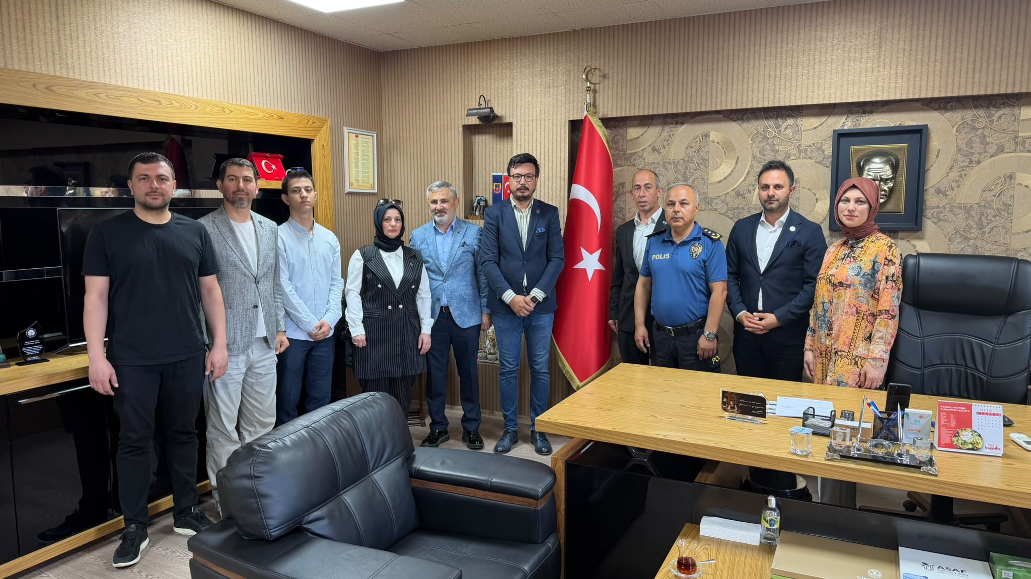 Anahtar Parti’den Derince Emniyet Müdürlüğü’ne Ziyaret
