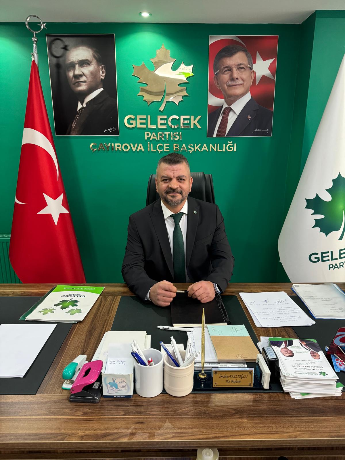 Gelecek Partisi Çayırova'da vekâlet görevi Tuğrul İnci'ye emanet