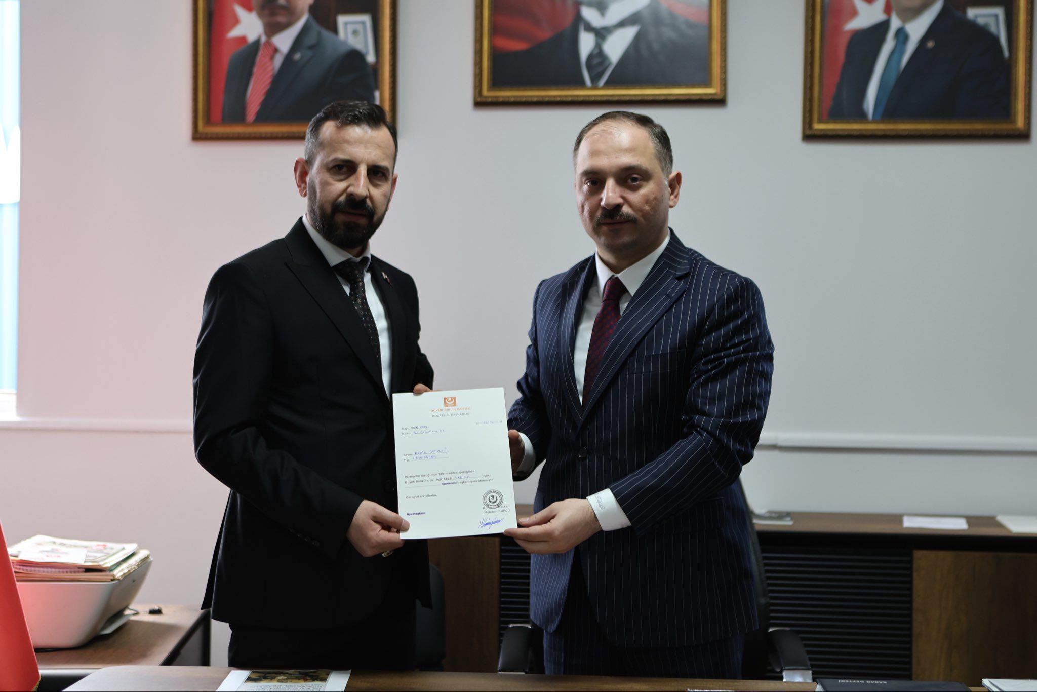 Darıca’da Görev Değişimi: BBP İlçe Başkanlığı’na Yeni Atama