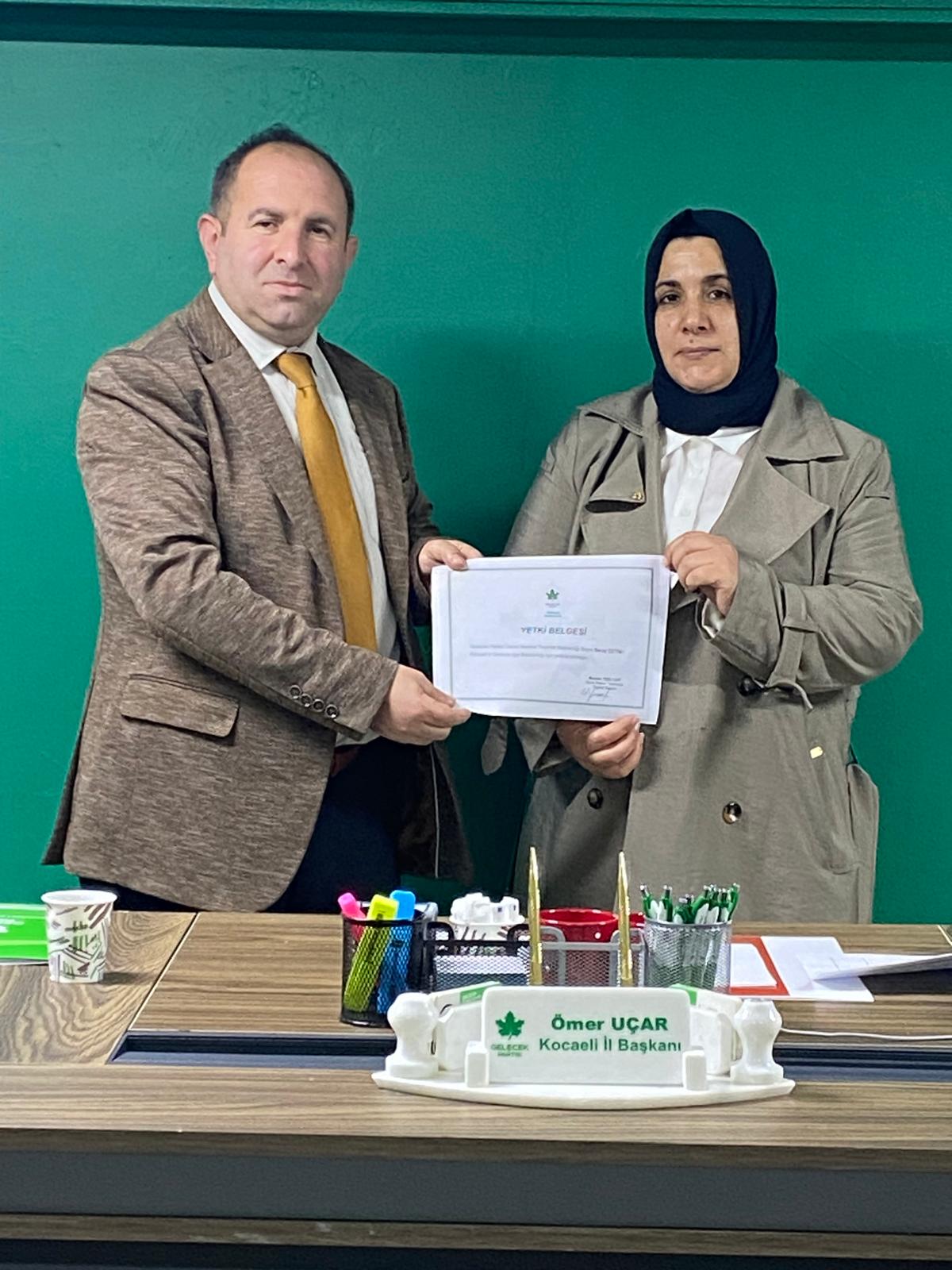 Kocaeli’de Siyasi Hareketlilik: Gelecek Partisi’nden  Teşkilat Mesajı