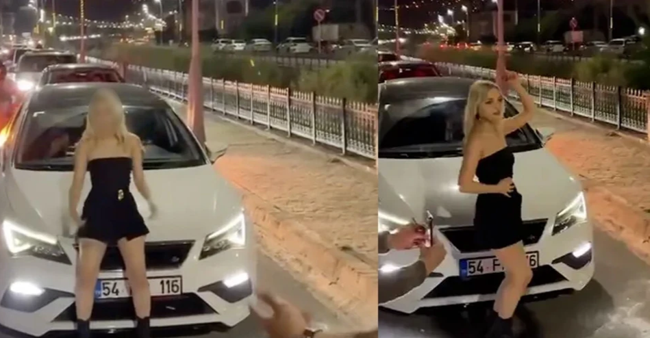  Sakarya'da Cadde Ortasında Pes Dedirten Görüntüler! Ceza Yedi, Aynı Paylaşımı Yeniden Yaptı